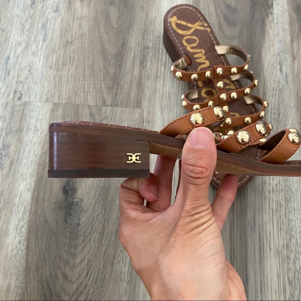 Sam Edelman Studded Juniper Heeled Sandals sz 8.5 - Picture 11 of 13